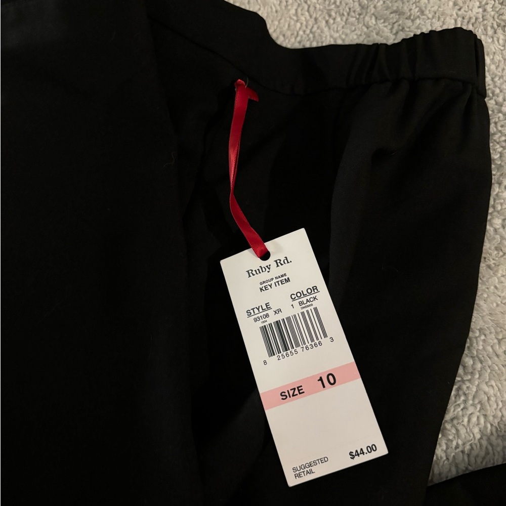 Sz 10 ruby rd dress pants blackNWT
